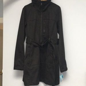 🧥black north face trench coat🧥